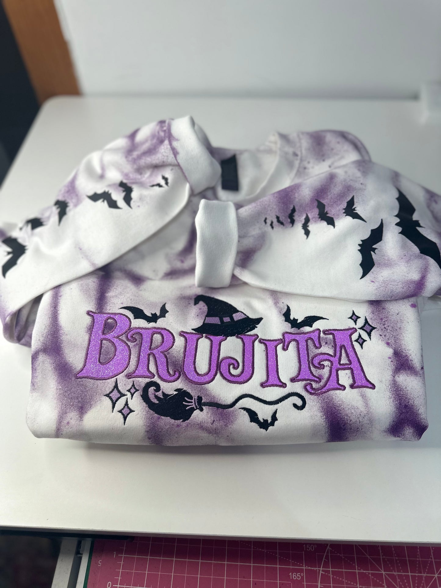 BRUJITA PURPLE TIE DYESWEATER & HOODIE