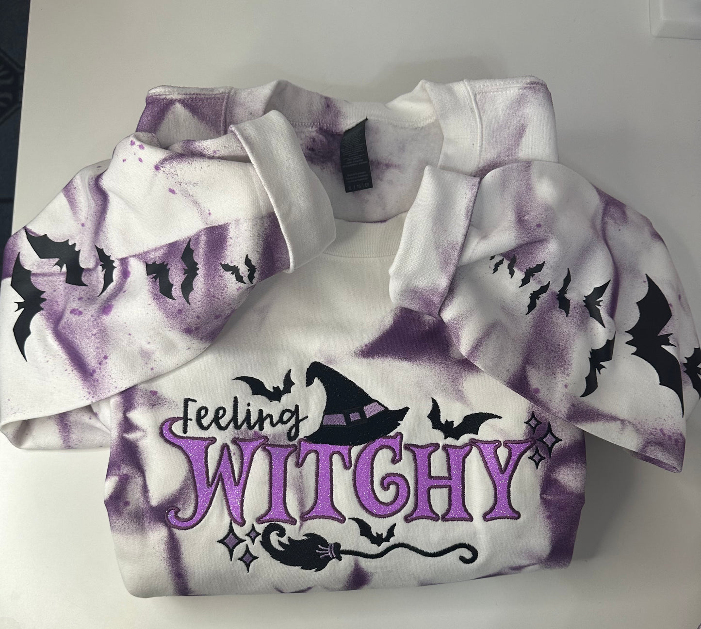 FEELING WITCHY PURPLE TIE DYESWEATER & HOODIE