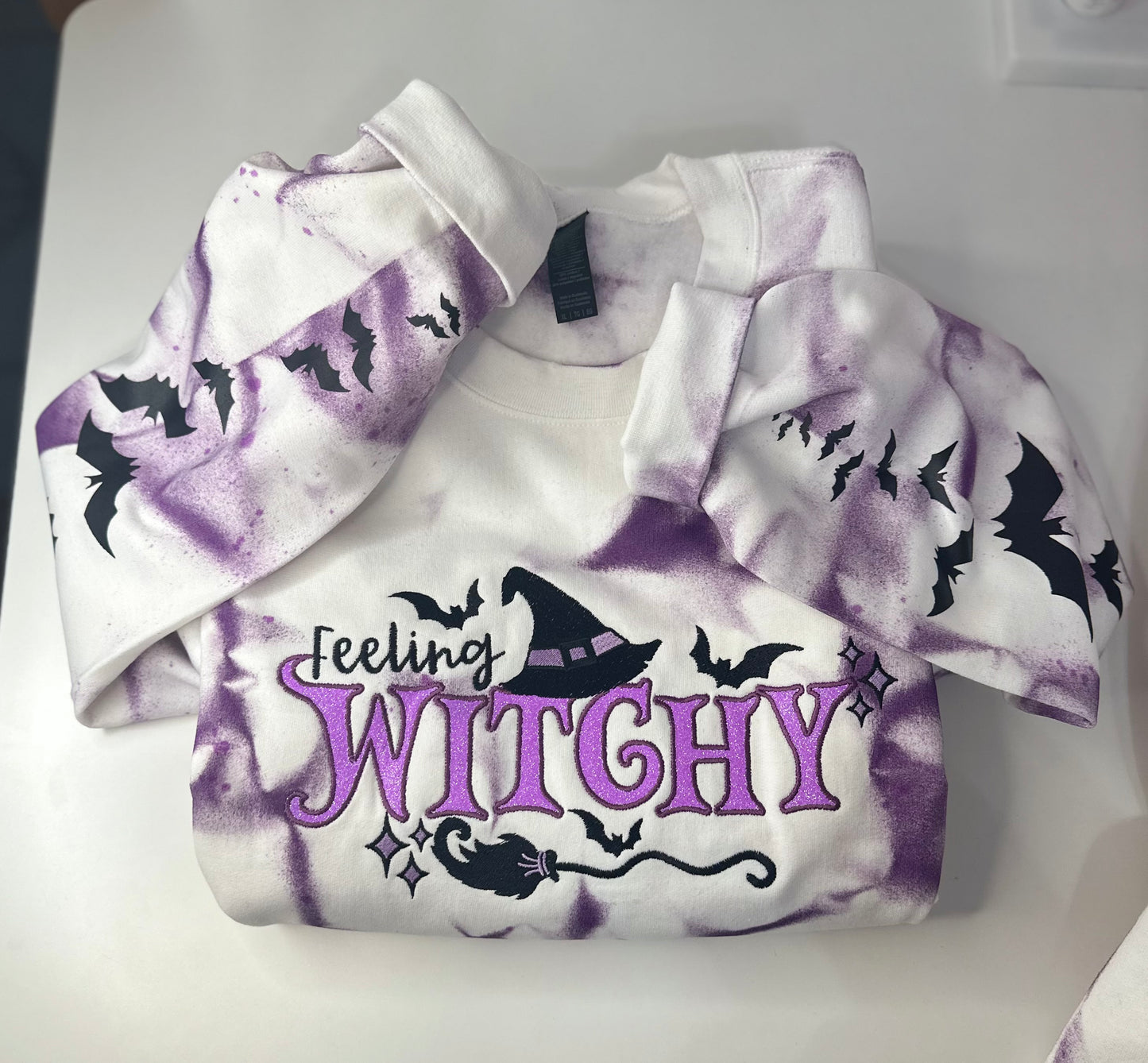 FEELING WITCHY PURPLE TIE DYESWEATER & HOODIE