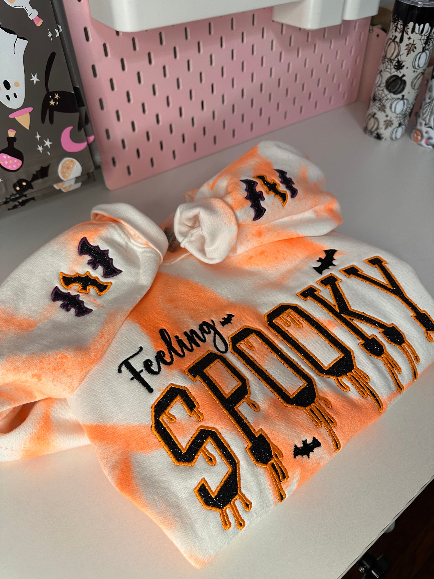 FEELING SPOOKY ORANGE TIE DYE