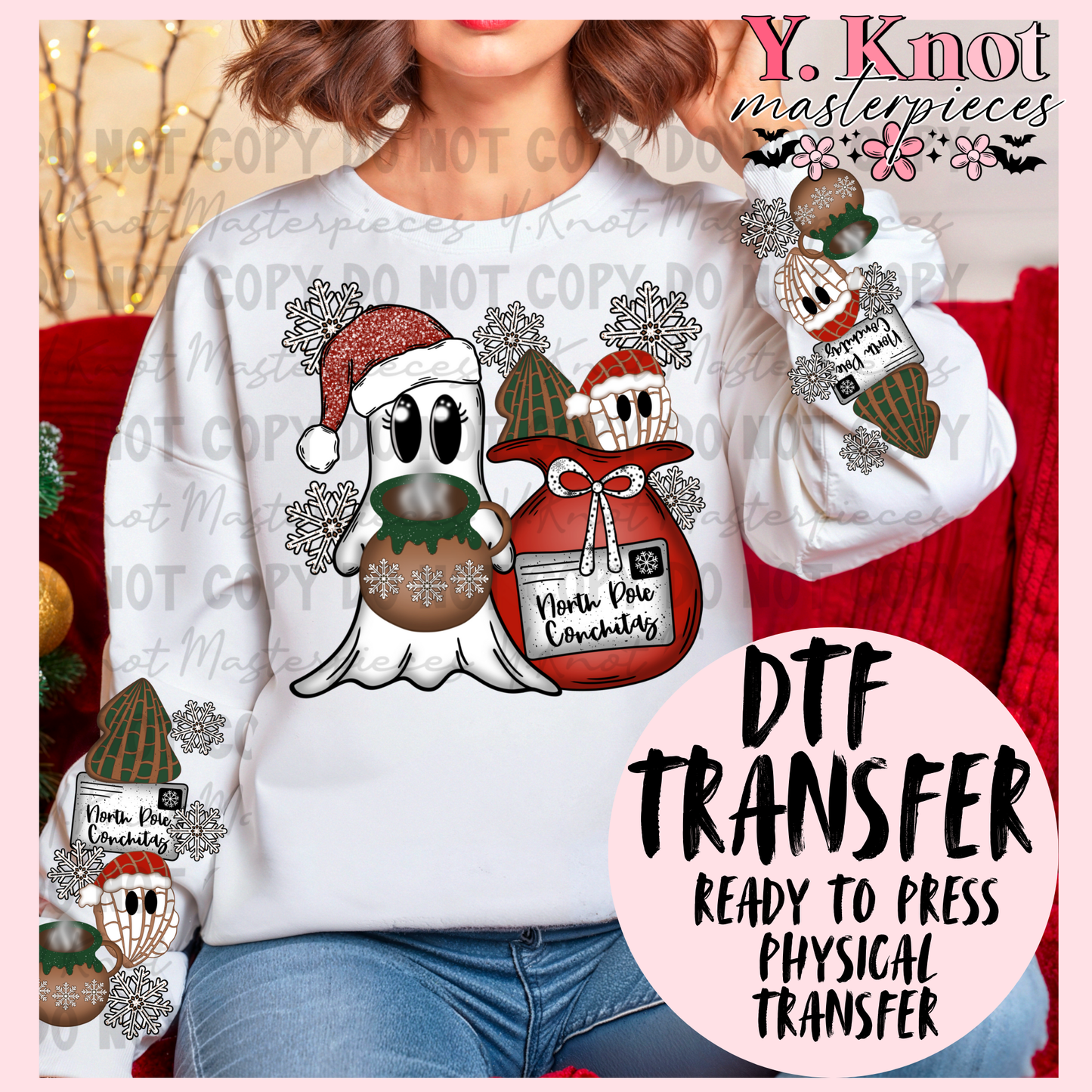 COLORFUL NORTH POLE CONCHITAS DTF TRANSFER