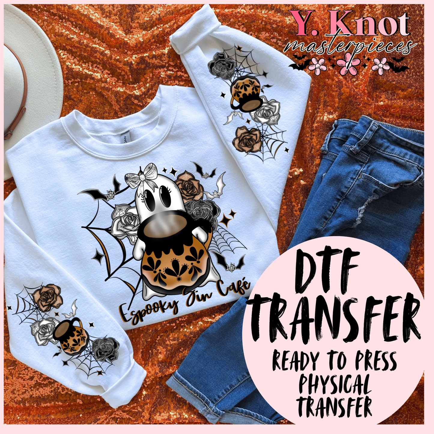 ESPOOKY SIN CAFE DTF TRANSFER