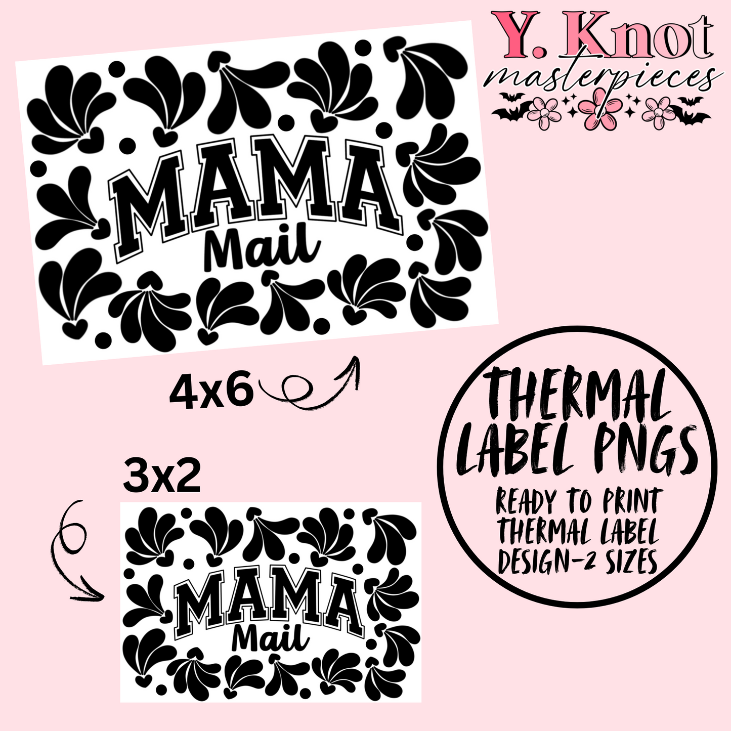 MAMA TALAVERA THERMAL LABEL PNG BUNDLE
