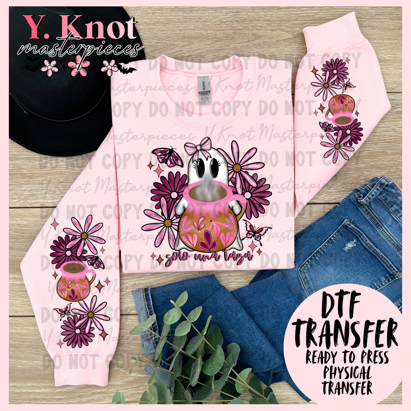 SOLO UNA TAZA CAFE DTF TRANSFER