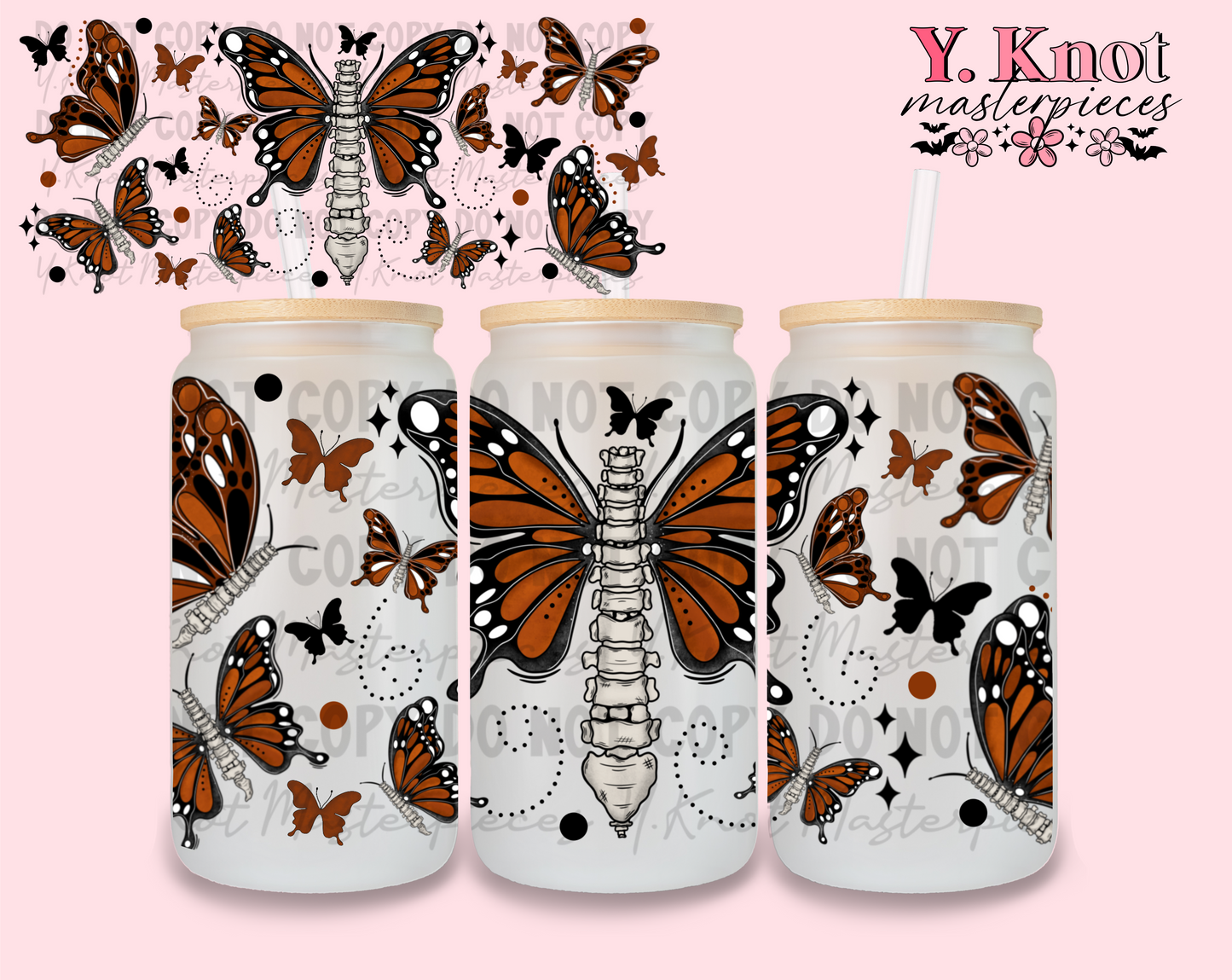 CAN'T CLIP MY WINGS 16oz LIBBEY WRAP-PNG