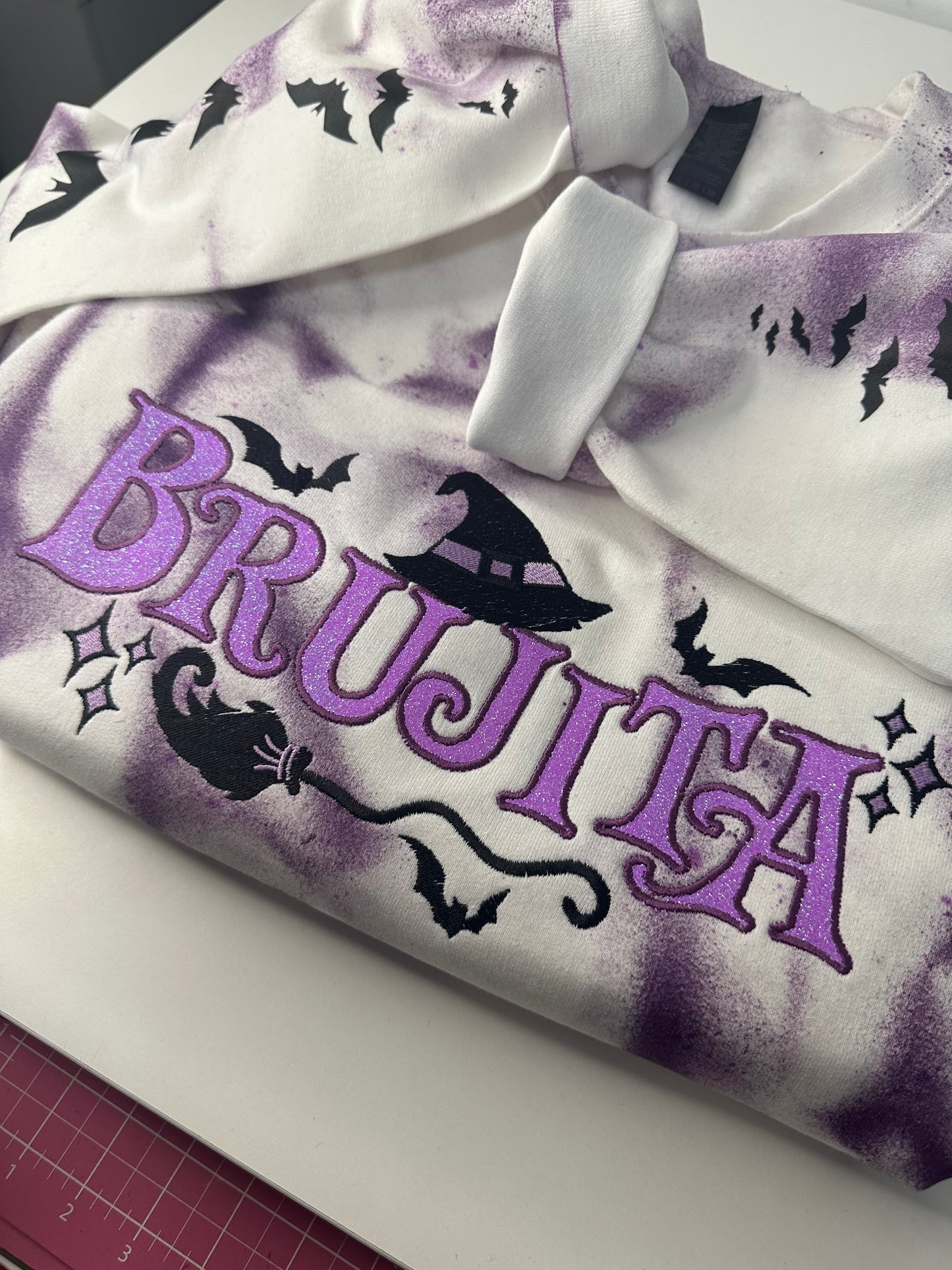 BRUJITA PURPLE TIE DYESWEATER & HOODIE