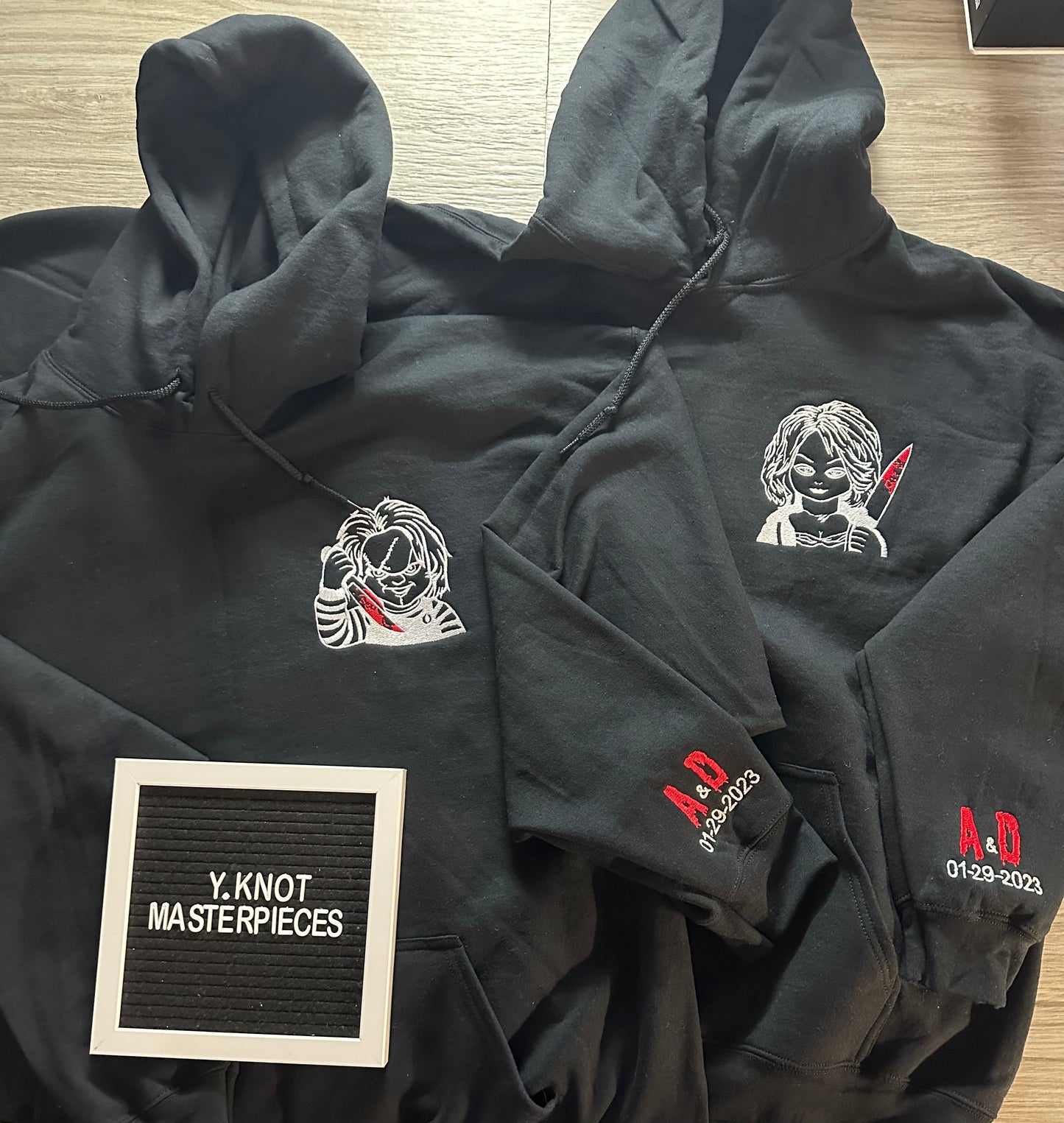 CHUKY AND BRIDE HOODIES