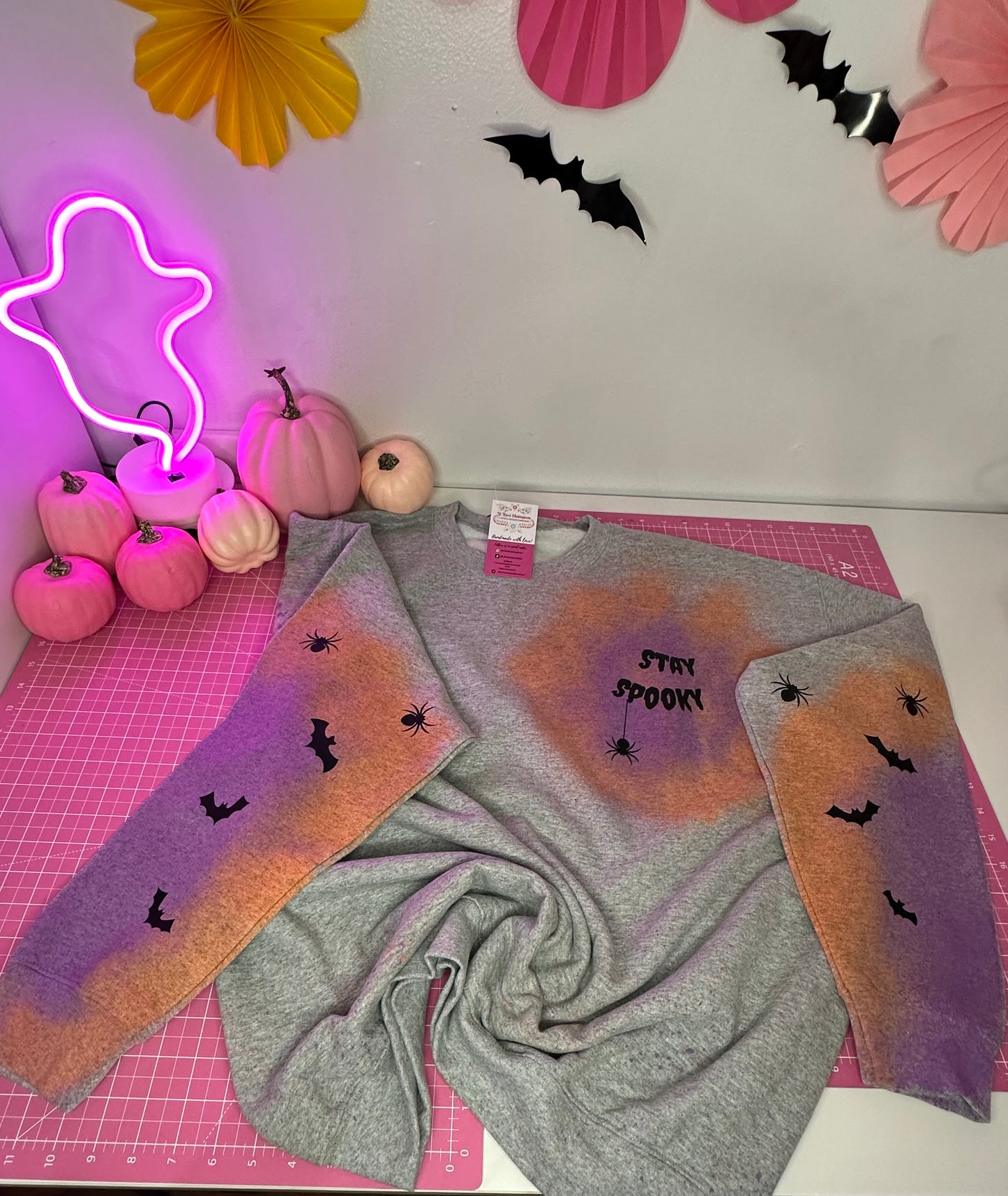 STAY SPOOKY COLORFUL FRONT & BACK SWEATSHIRT