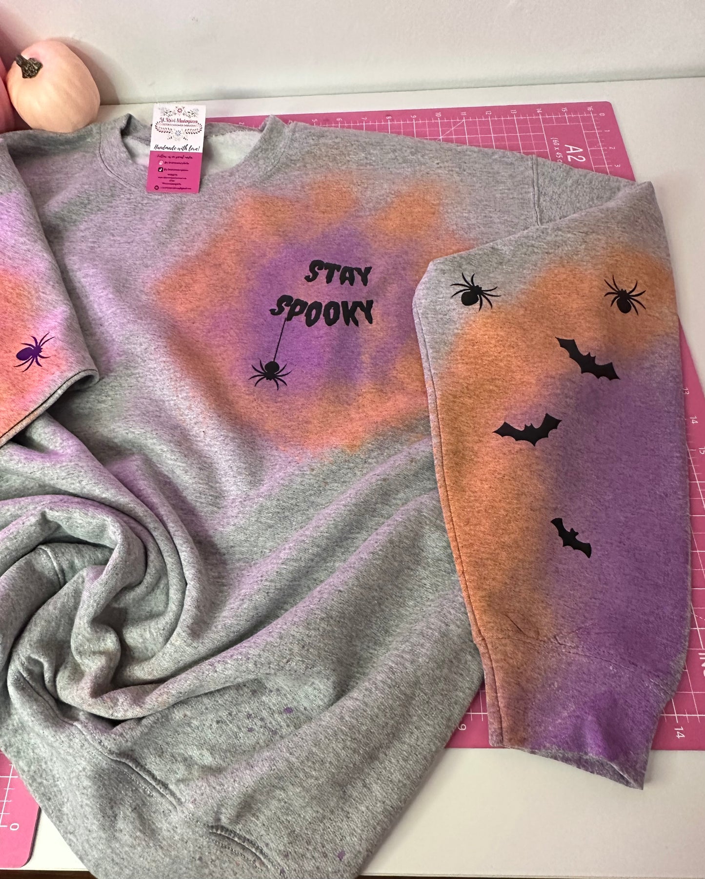 STAY SPOOKY COLORFUL FRONT & BACK SWEATSHIRT