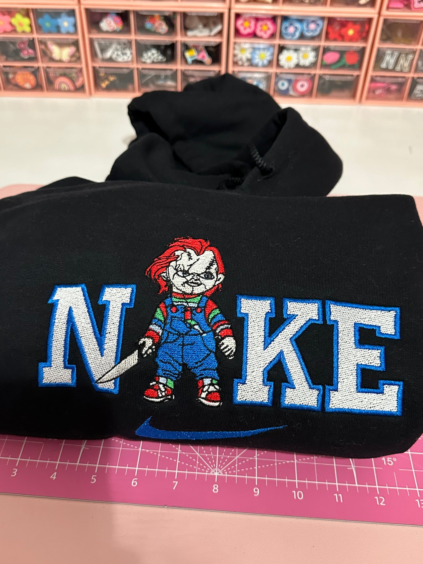 CHUKY AND BRIDE SWOOSH SWEATERS