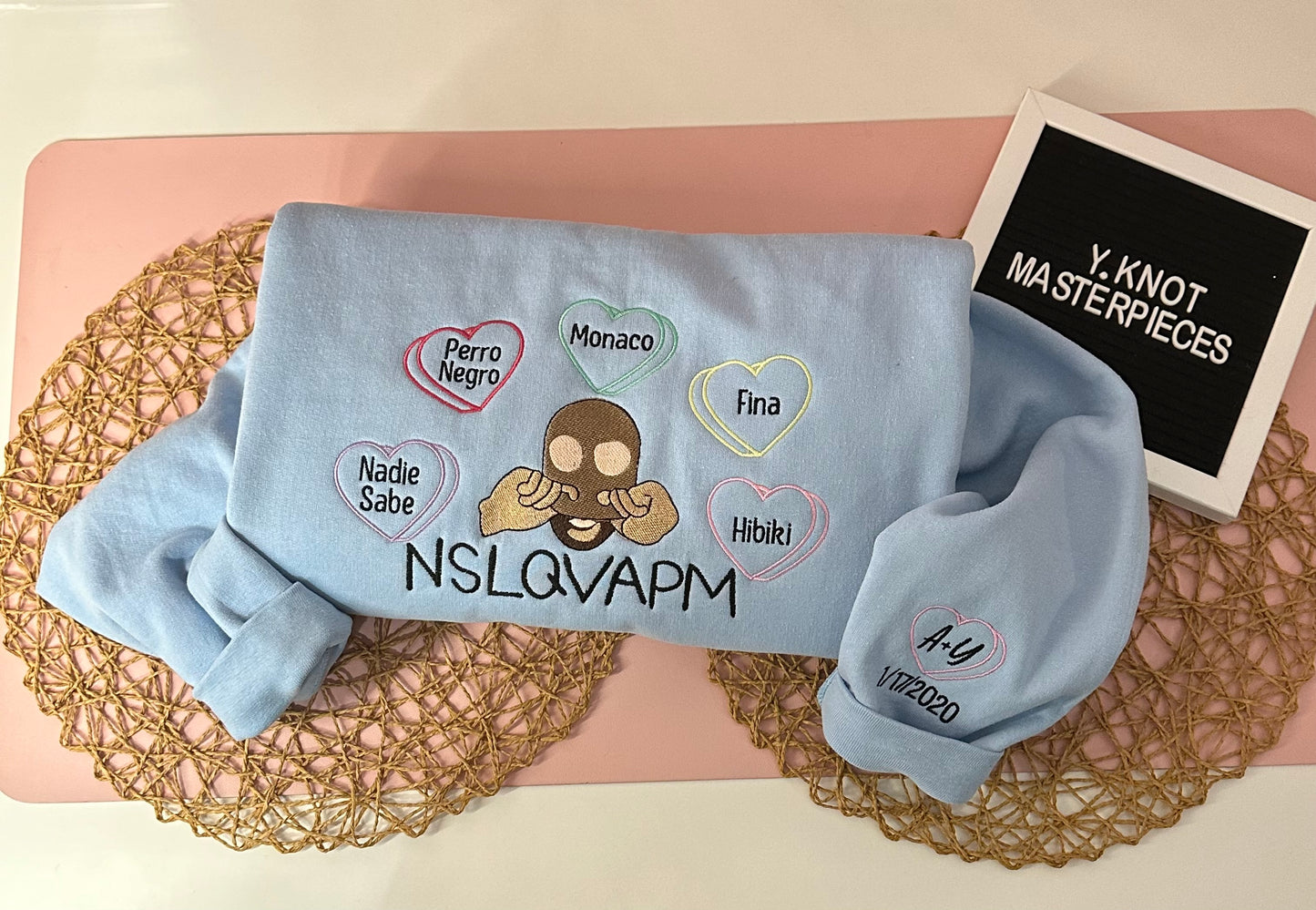 NSLQVAPM EMBROIDERED SWEATER