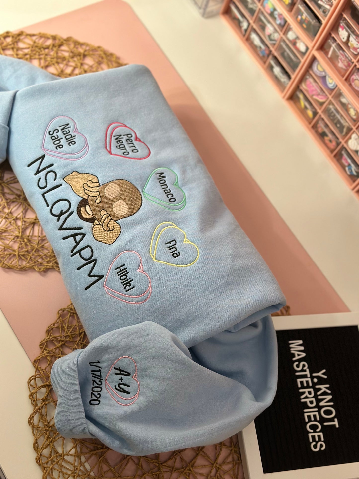NSLQVAPM EMBROIDERED SWEATER