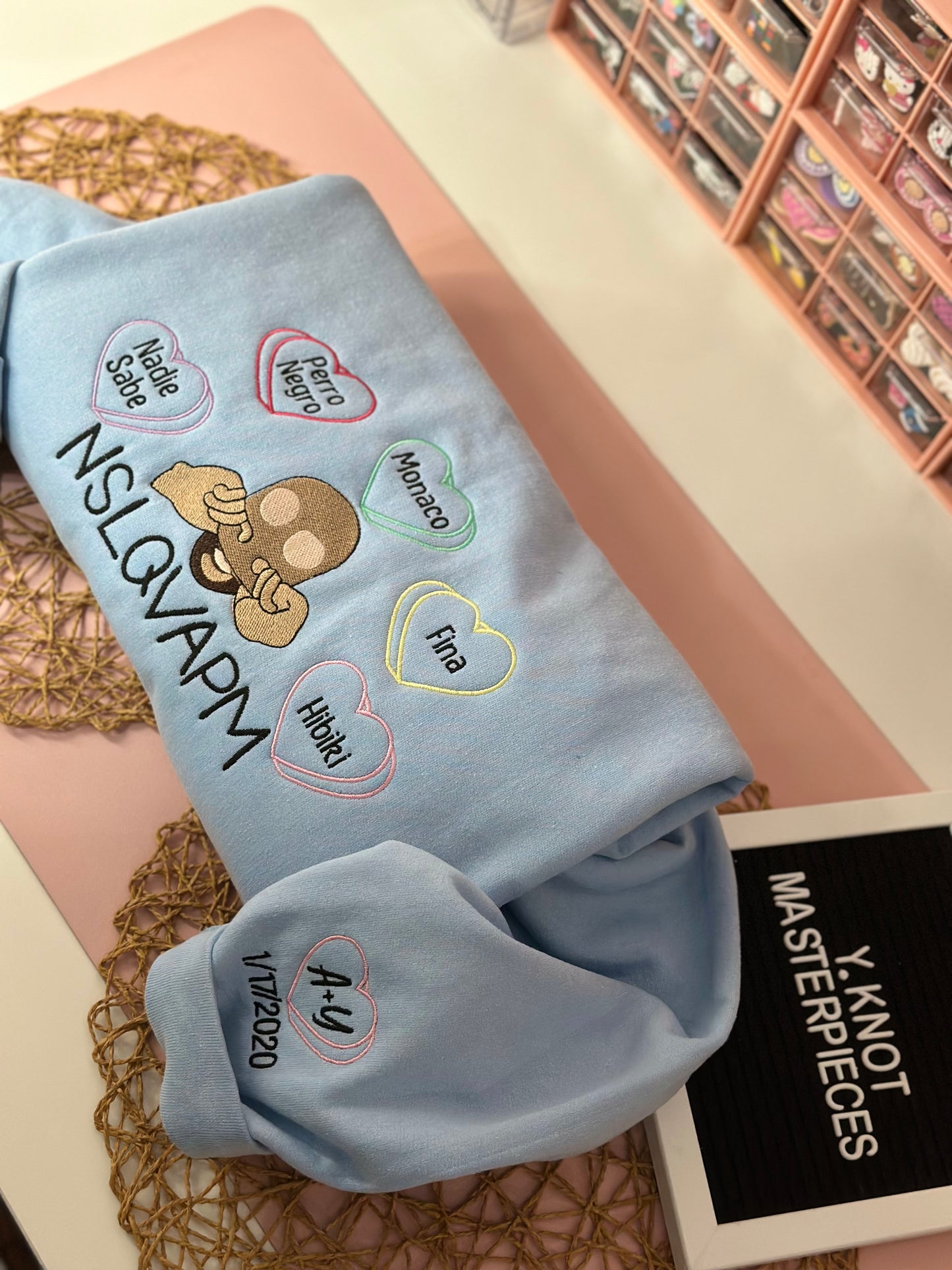 NSLQVAPM EMBROIDERED SWEATER