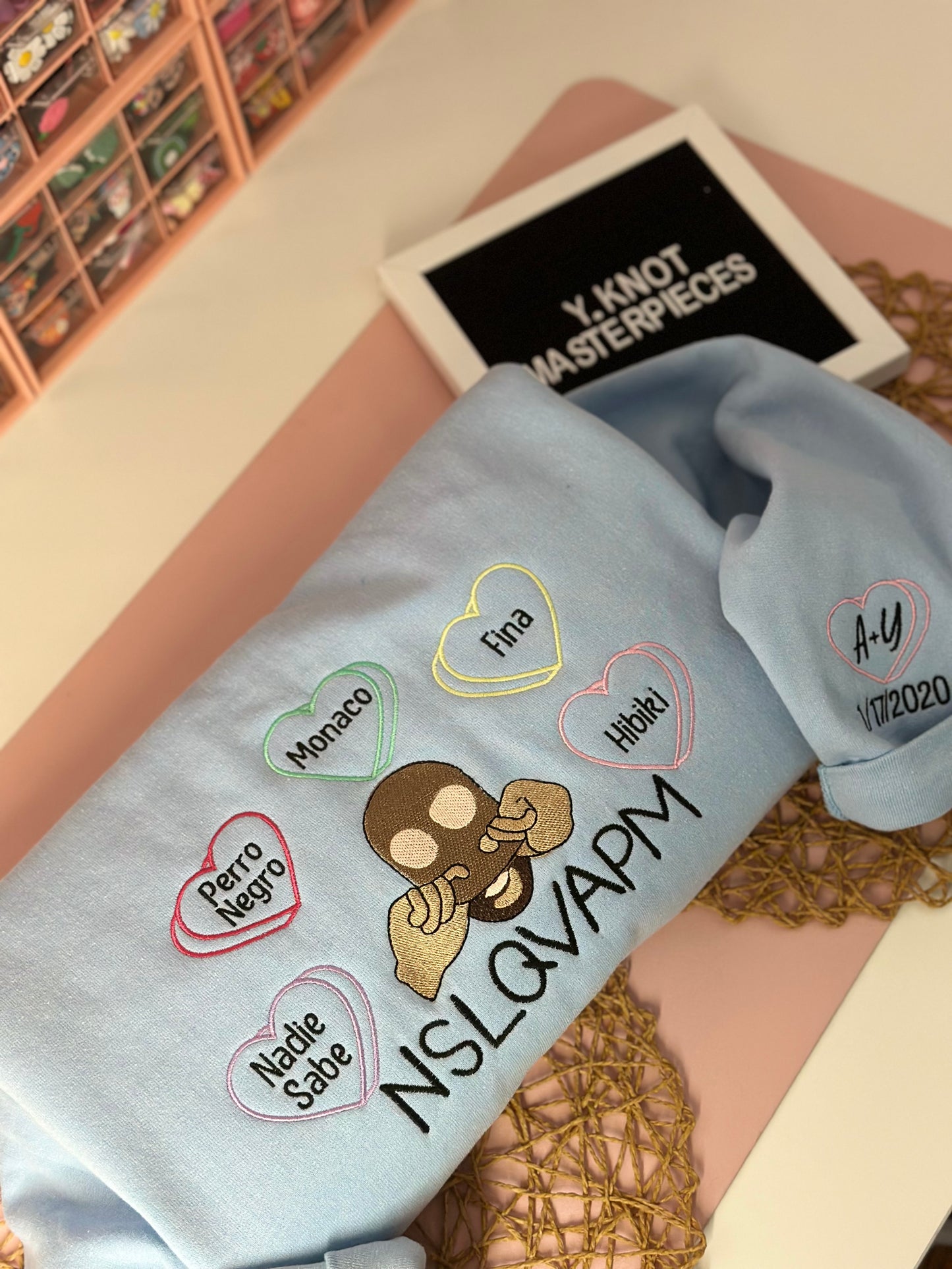 NSLQVAPM EMBROIDERED SWEATER
