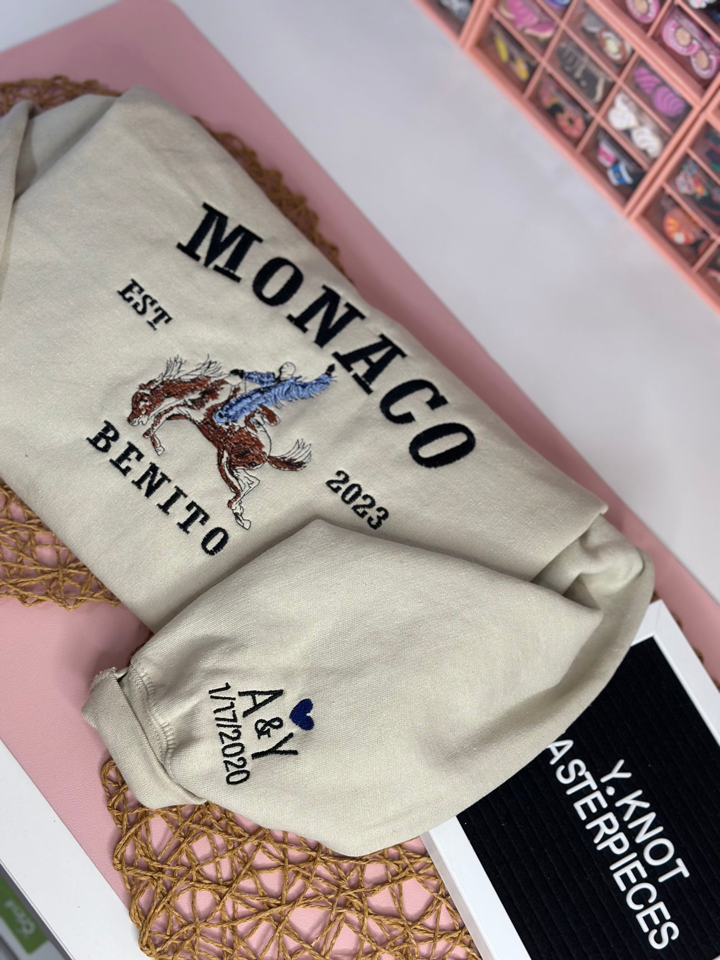 MONACO EMBROIDERED SWEATER