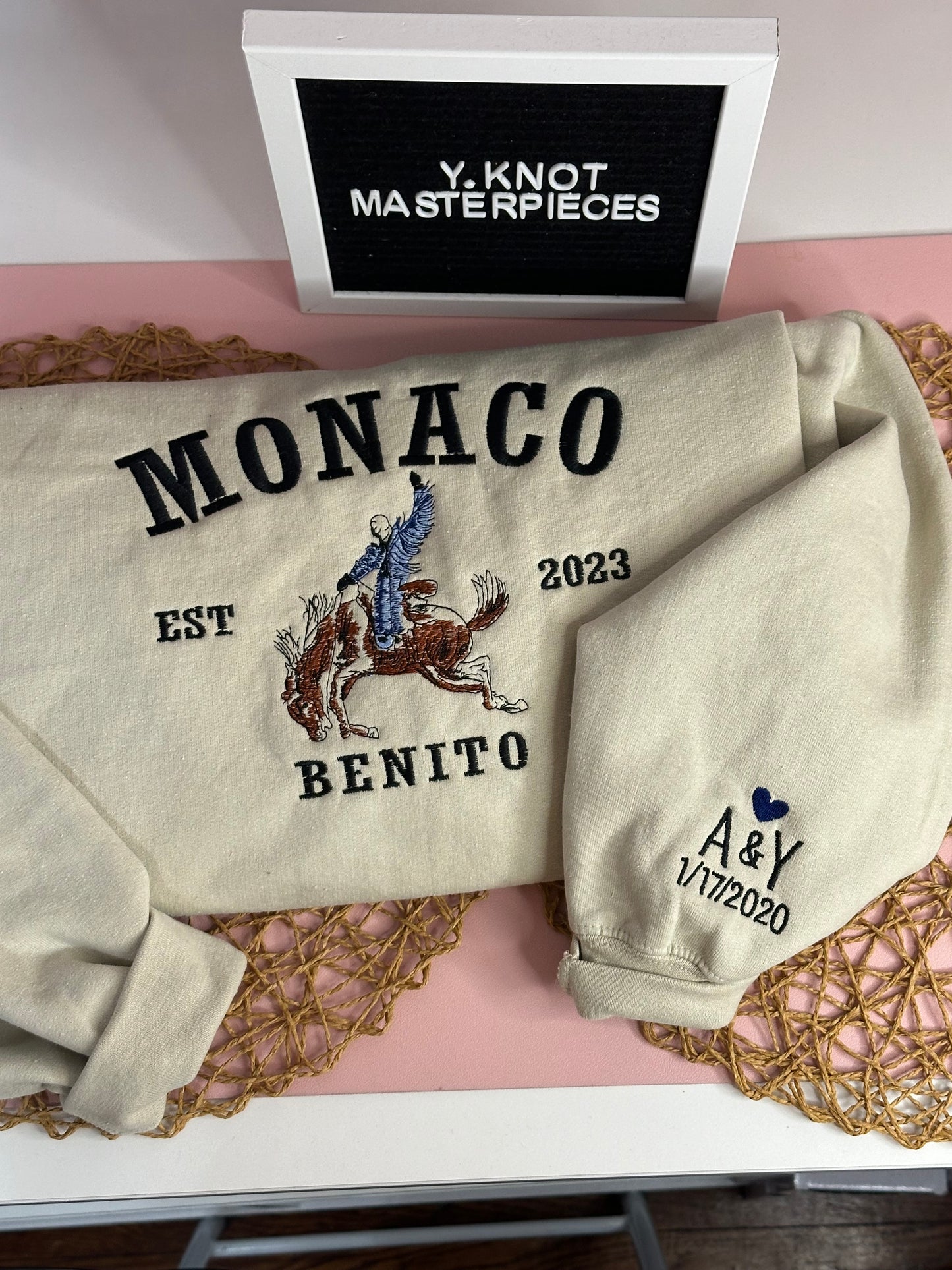 MONACO EMBROIDERED SWEATER