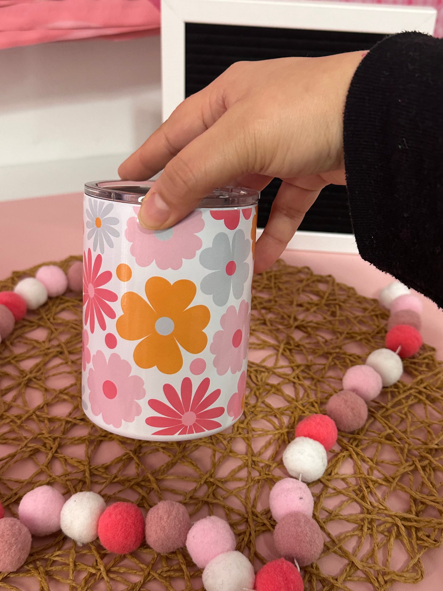 PASTEL FLOWERS MINI TUMBLER