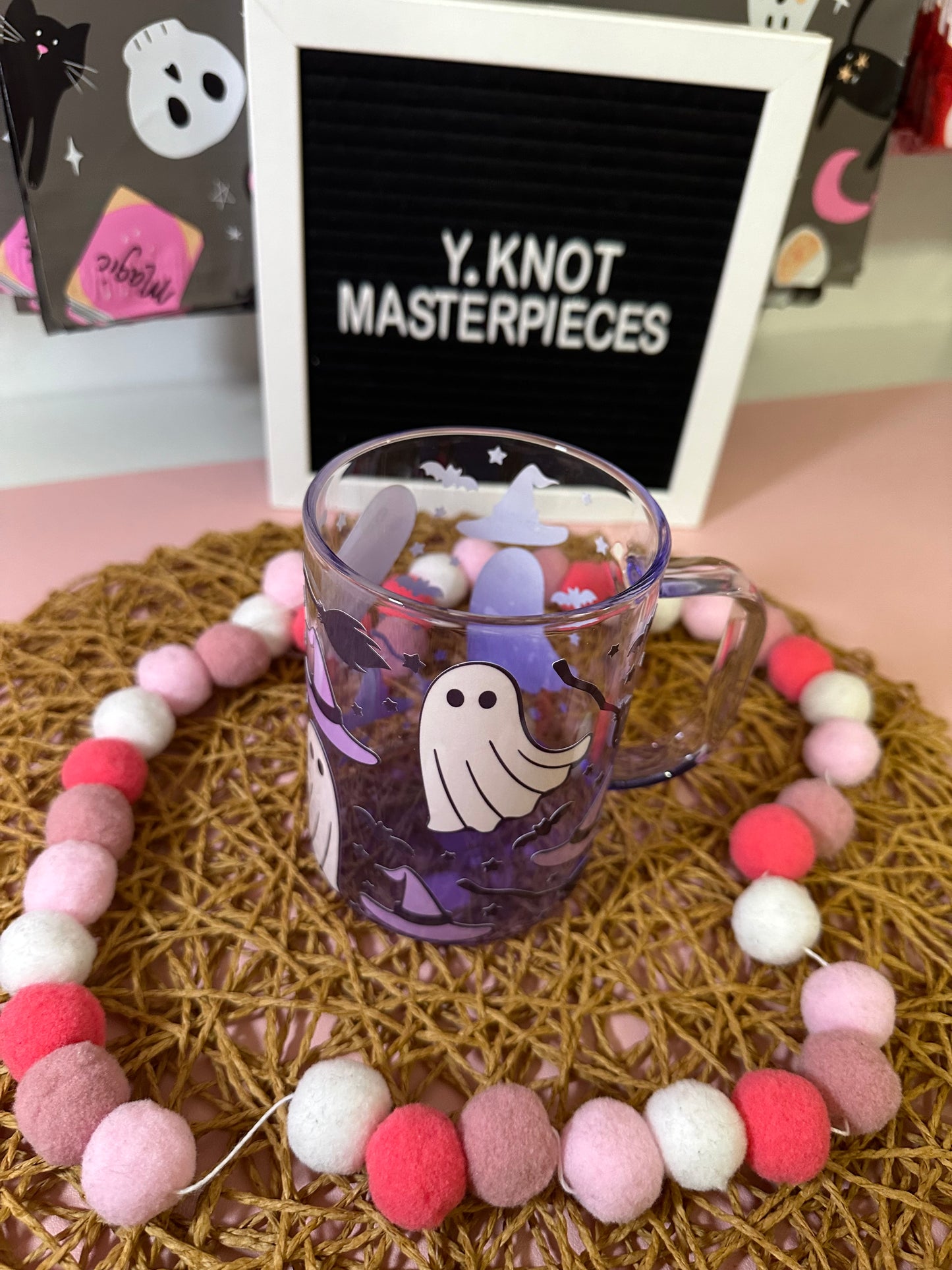 PURPLE WITCHY GLASS MUG