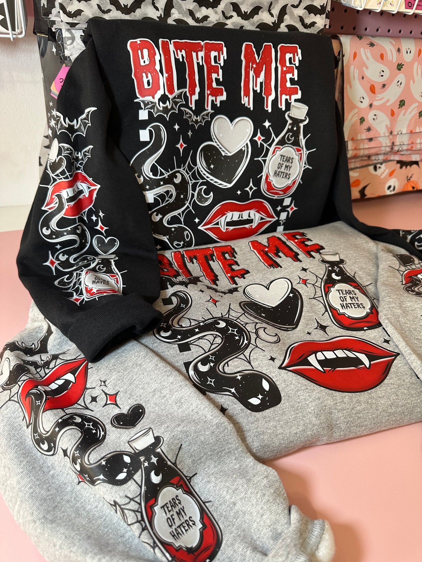BITE ME SWEATER- 2 COLOR OPTIONS