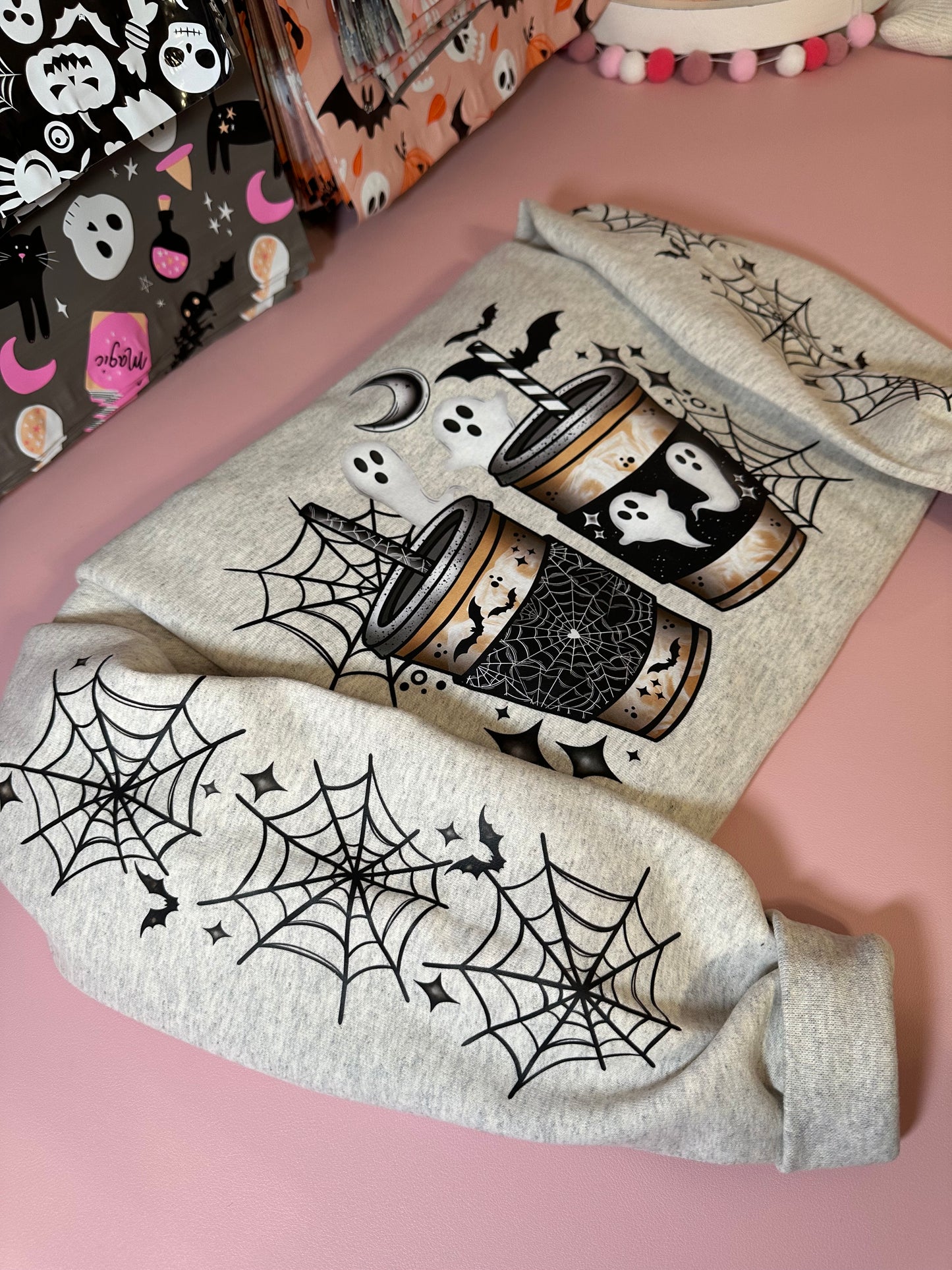 SPOOKY COFFEE SWEATER