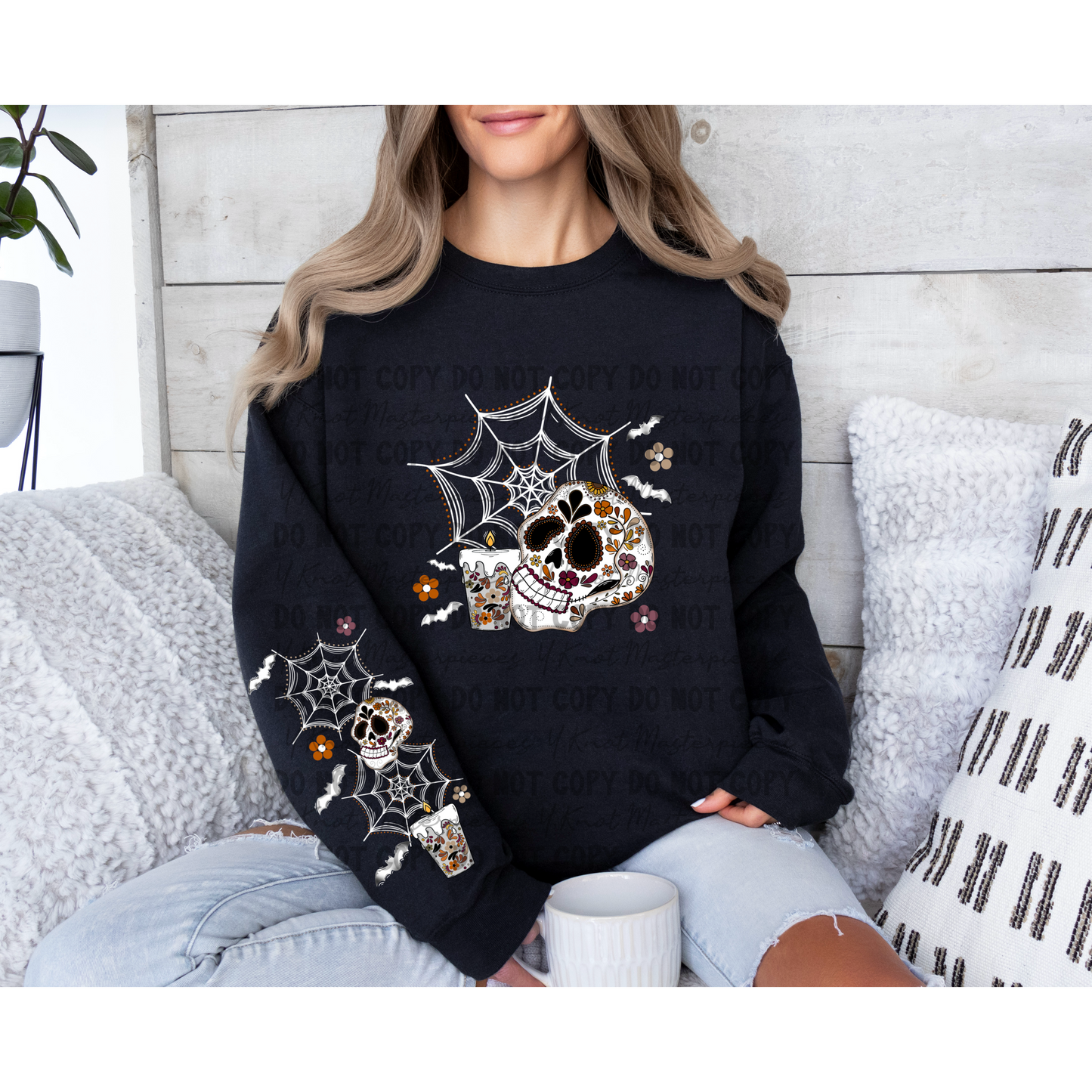 CALAVERA W/SLEEVES PNG- EXCLUSIVE DESIGN