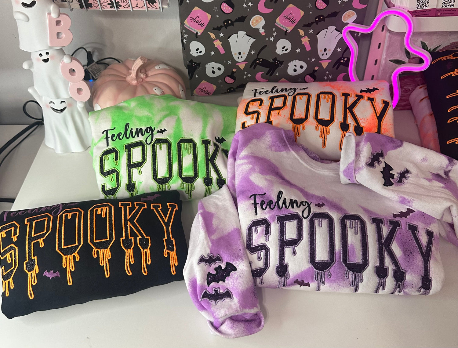 SPOOKY SEASON EMBROIDERED APPAREL