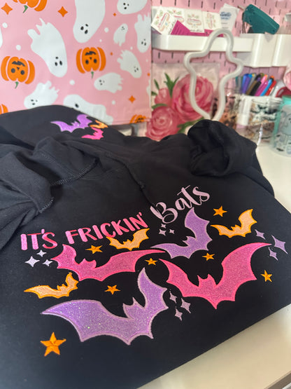 IT’S FRICKIN’ BATS EMBROIDERED HOODIE