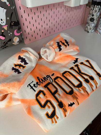 FEELING SPOOKY ORANGE TIE DYE