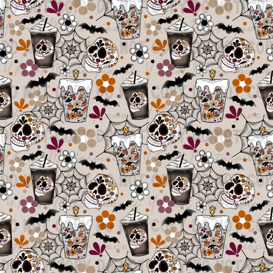 CALAVERA SEAMLESS PNG- EXCLUSIVE DESIGN