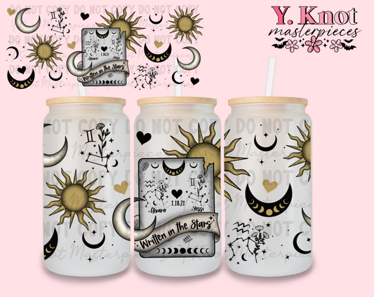 WRITTEN IN THE STARS CUSTOMIZABLE 16oz CUP LIBBEY WRAP-PNG