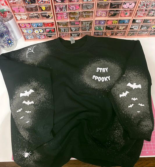 STAY SPOOKY FRONT & BACK SWEATSHIRT