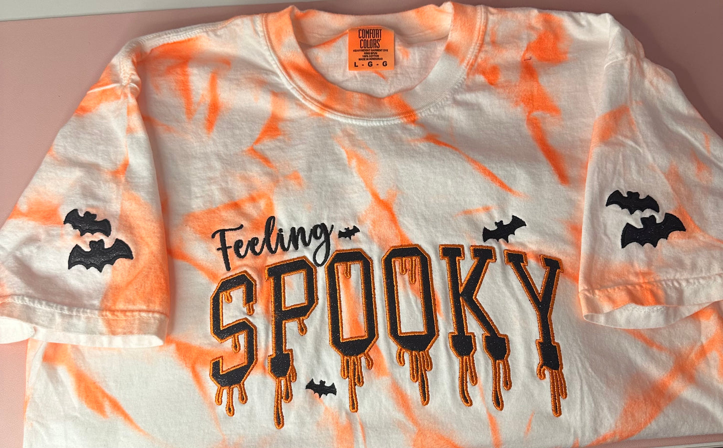 FEELING SPOOKY TIE DYE SHIRT