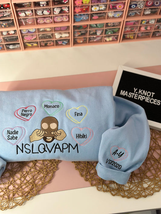 NSLQVAPM EMBROIDERED SWEATER