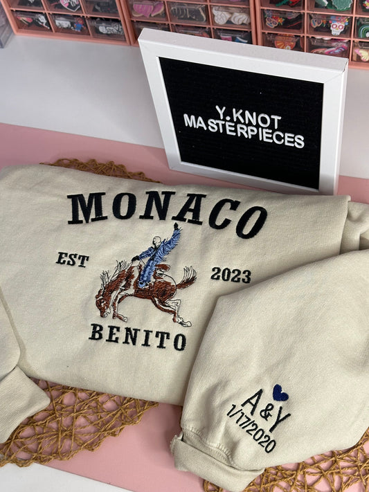 MONACO EMBROIDERED SWEATER