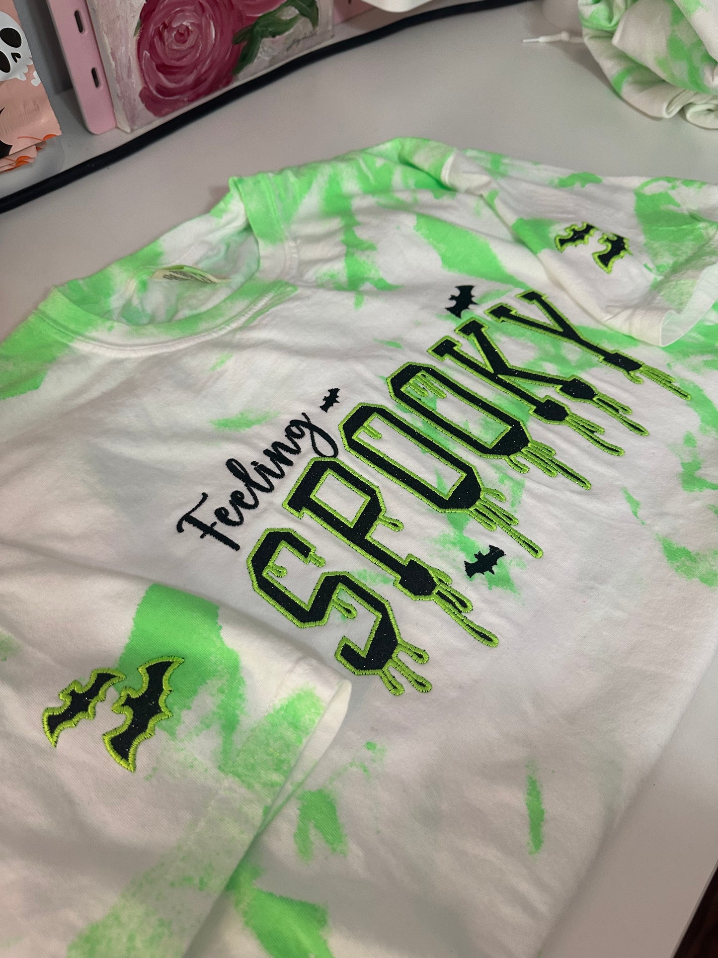 FEELING SPOOKY TIE DYE SHIRT