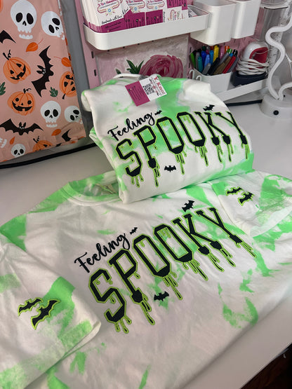 FEELING SPOOKY TIE DYE SHIRT
