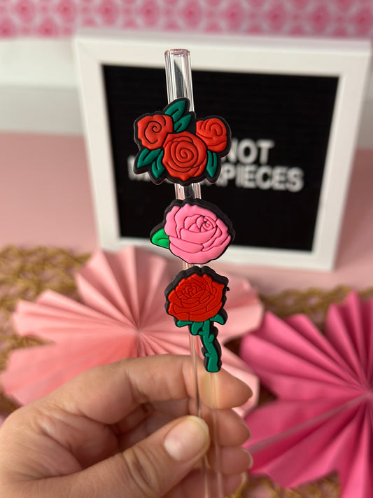 ROSE STRAW TOPPERS