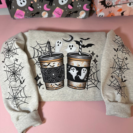 SPOOKY COFFEE SWEATER