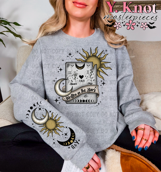 WRITTEN IN THE STARS CUSTOMIZABLE FRONT &SLEEVE-PNG