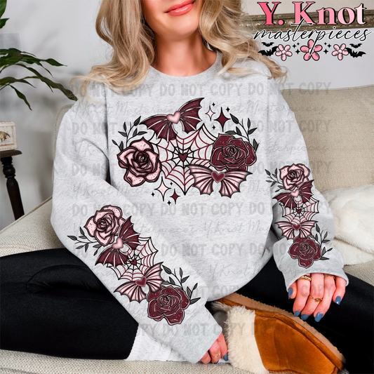 GOTH LOVE FRONT AND SLEEVES-PNG BUNDLE