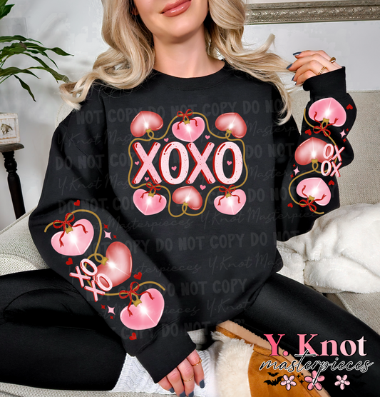 XOXO LIGHTS FRONT AND SLEEVES-PNG BUNDLE